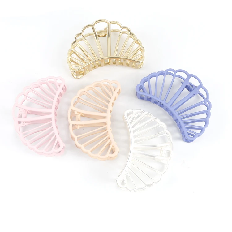 2022 Ins гладкая Корейская заколка для волос с захватом Европейская и американская маленькая Ретро женская заколка для волос большого размера из металлического сплава для взрослых