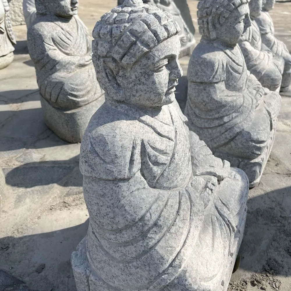 Custom Classic Design Figure Sculpture Granite Stone Buddha Statue