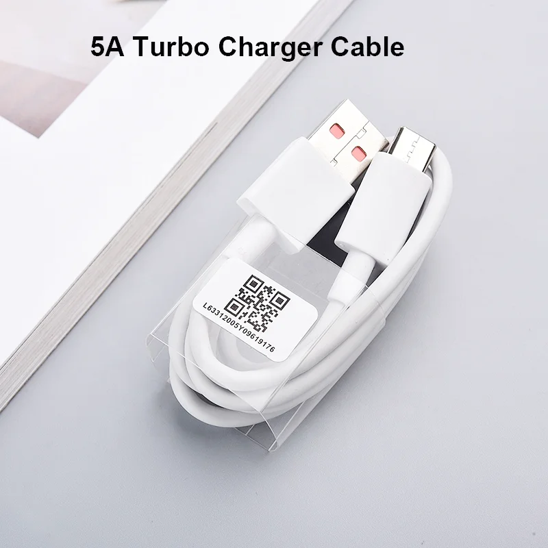 Original 5A 6A Turbo Charger Cable Quick Charging Type C USB-C Line For Xaomi Mi 10 11 Pro 9Se CC9 Note Redmi