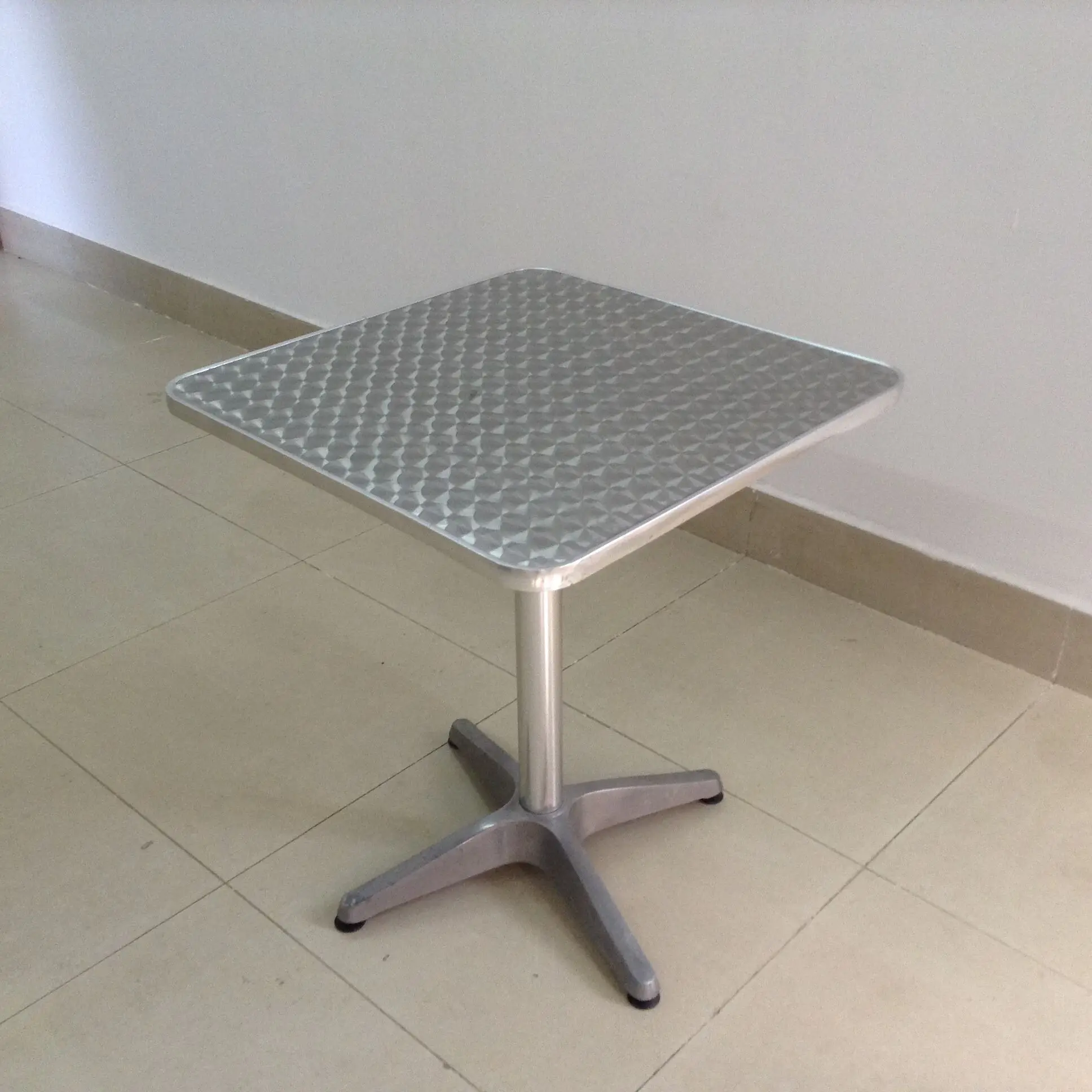 square stainless steel foldable dining table designs,folding dining table YT2