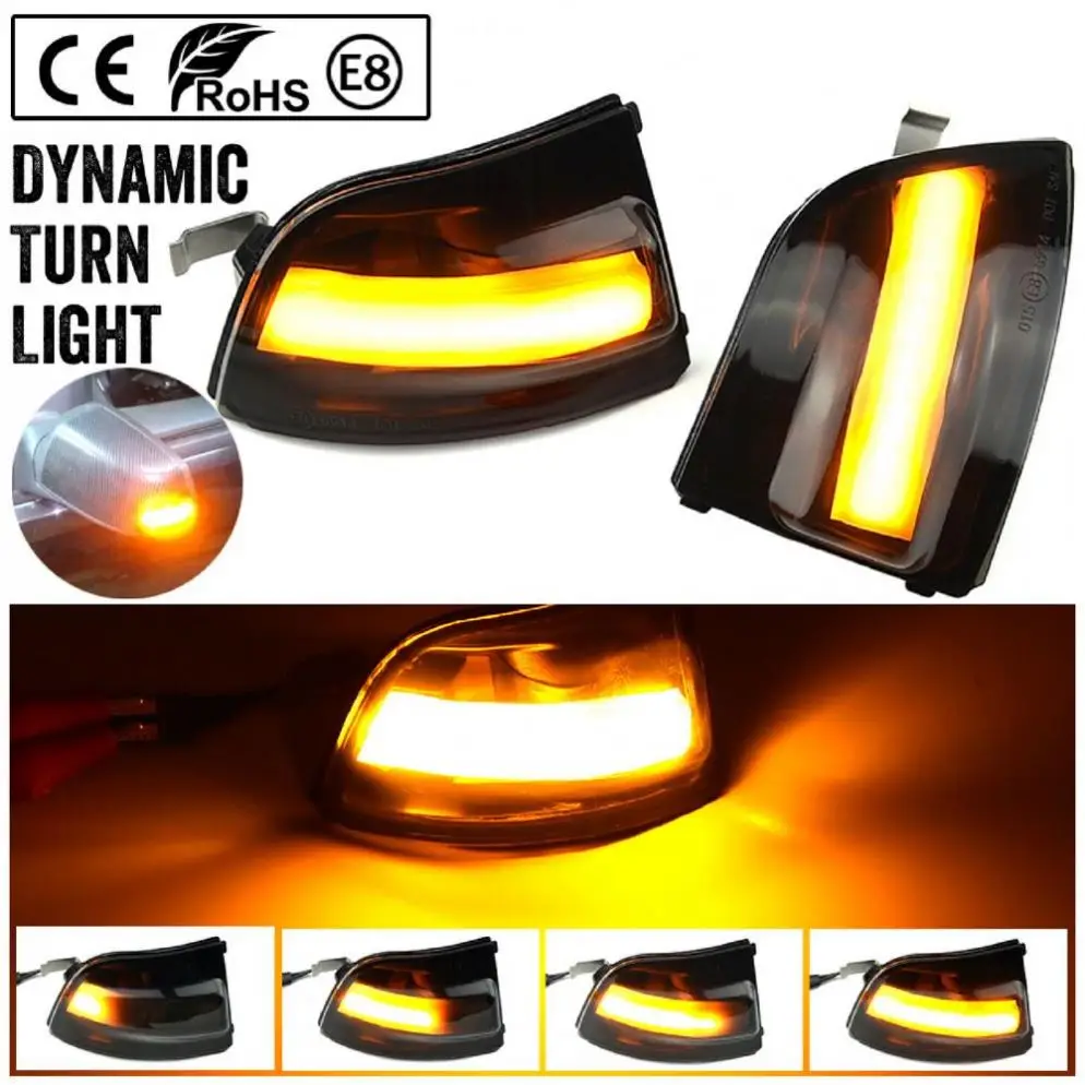Long lifespan Yellow Light Left Right Side Mirror Sequential Turn Light  for Ford Focus MK2 C-MAX
