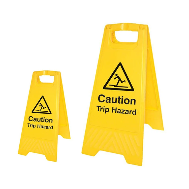 
Customized Yellow Wet Floor Warning A-Frame Caution Traffic Sign Board 