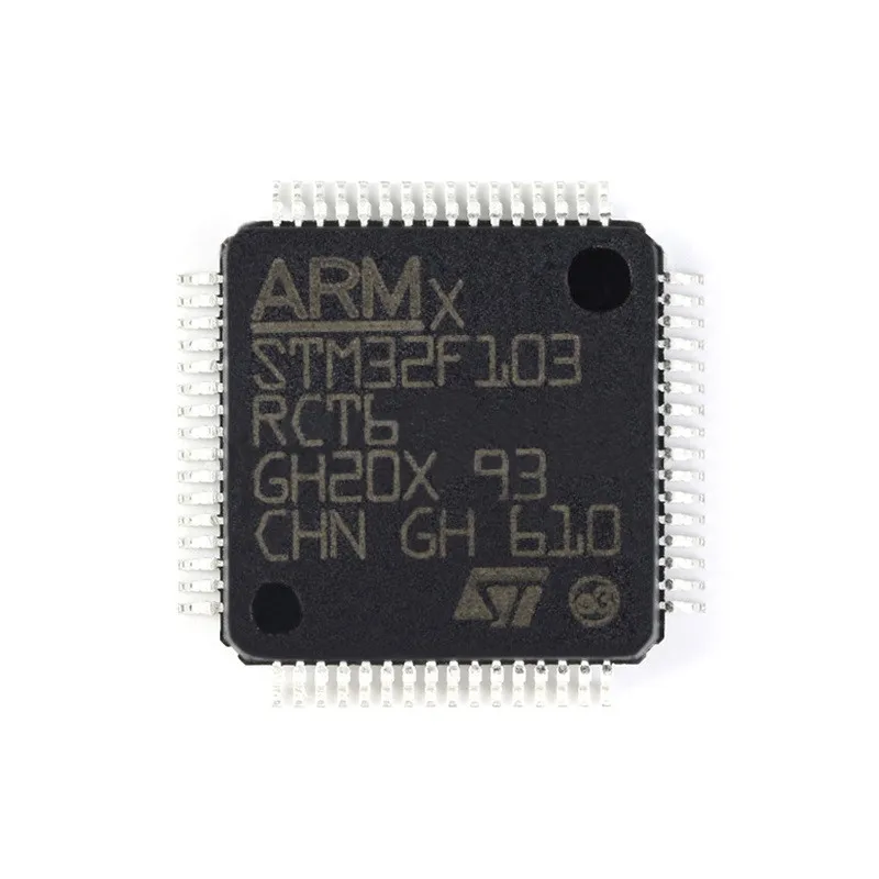 Lex NEW and Original Microcontroller IC ST MCU BOM LIST 64LQFP STM32F103RCT6 STM32F103RCT6TR