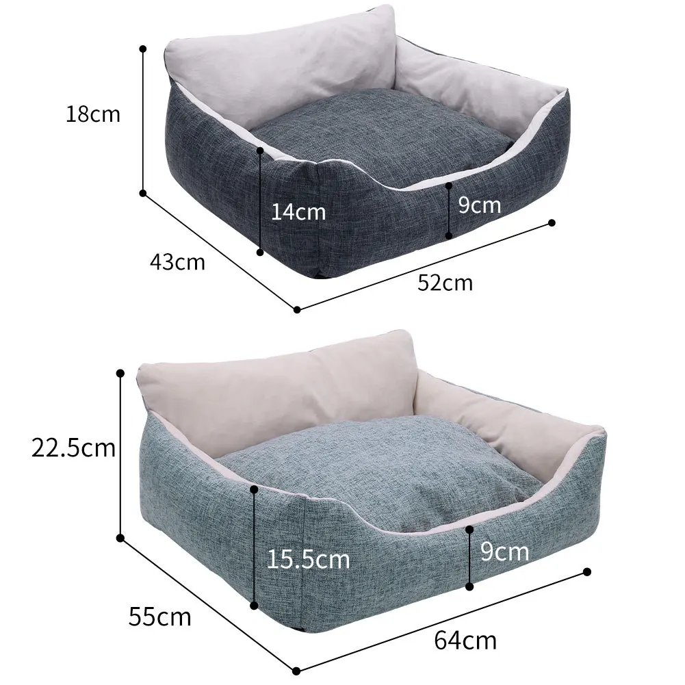 double sided multi-purpose Plush Pet Bed dog Nest dogs cushion dog sofa bed