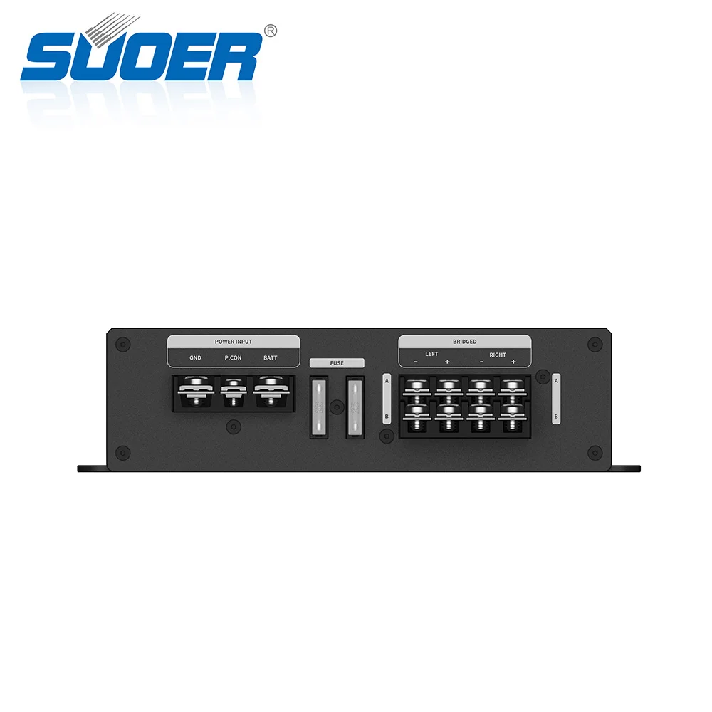 Suoer CA-480 custom OEM and ODM car amplifier 4 channel special design amp
