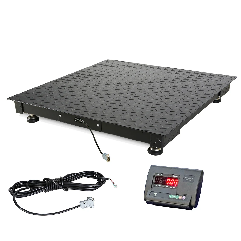 High Accuracy 1.2m*1.2m 1.5m*1.5m Platform Industry Weigh Scale 2 ton Floor Scale 1t