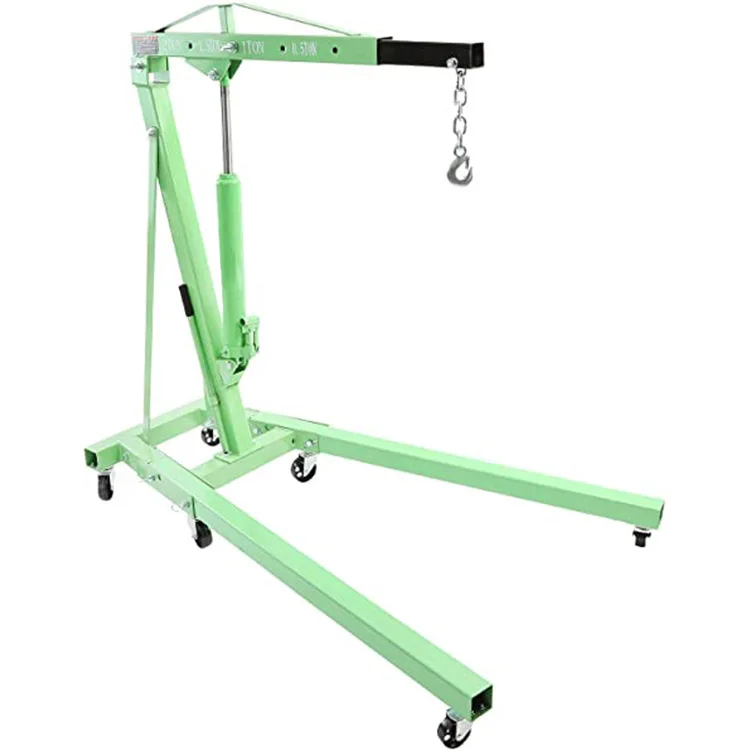 Hydraulic Engine Shop Car Lift Crane 2 Ton Foldable Shop Crane Mini Lifting Crane