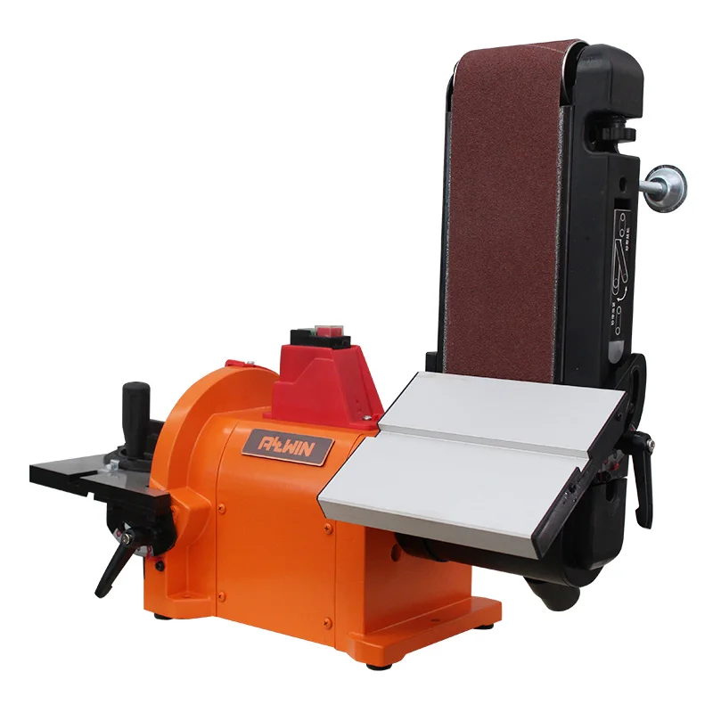700W Bench Belt Sander 4x36 in. & 8 in. Disc Sander Belt Bench Sander