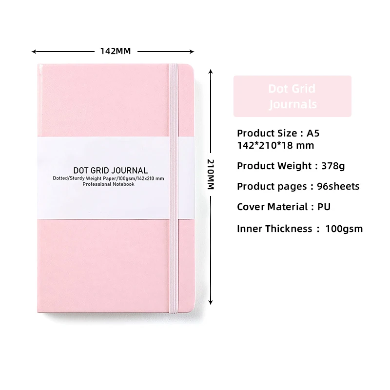 Wholesale Dotted Grid Manufacturers A5 Hardcover Bullets Journals