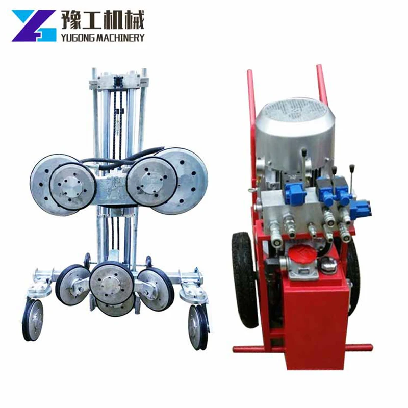 Hydraulic concete wire saw granite wire saw cutting machine price stone cutting machine diamond wire saw
