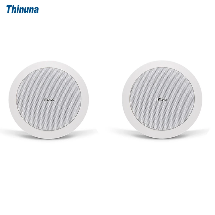 Thinuna TS-8L II хорошее качество 8 дюймов 80 Вт Hi-Fi коаксиальный потолочный динамик для внутреннего фонового воспроизведения музыки Пассивный