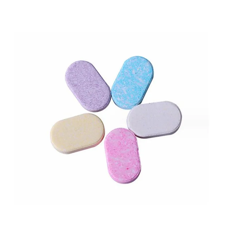 Hot Selling Eco-friendly Multifunction Effervescent Cleaner Tablets Solid Shape Disposable for Glass Bathroom Flooring Use