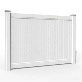 Fentech pvc fence supplies Quality Assurance Widely Used American-style Customized  White gardening pvc fencing post and rail