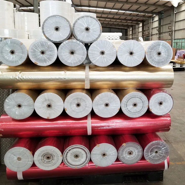 Cheap price Metallic laminated non-woven fabric