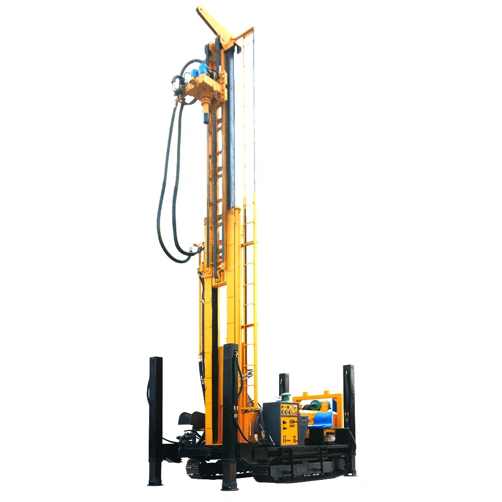 TSH-500 Meters Borehole Hydraulic Crawler Water Borehole Drilling Machine Diesel