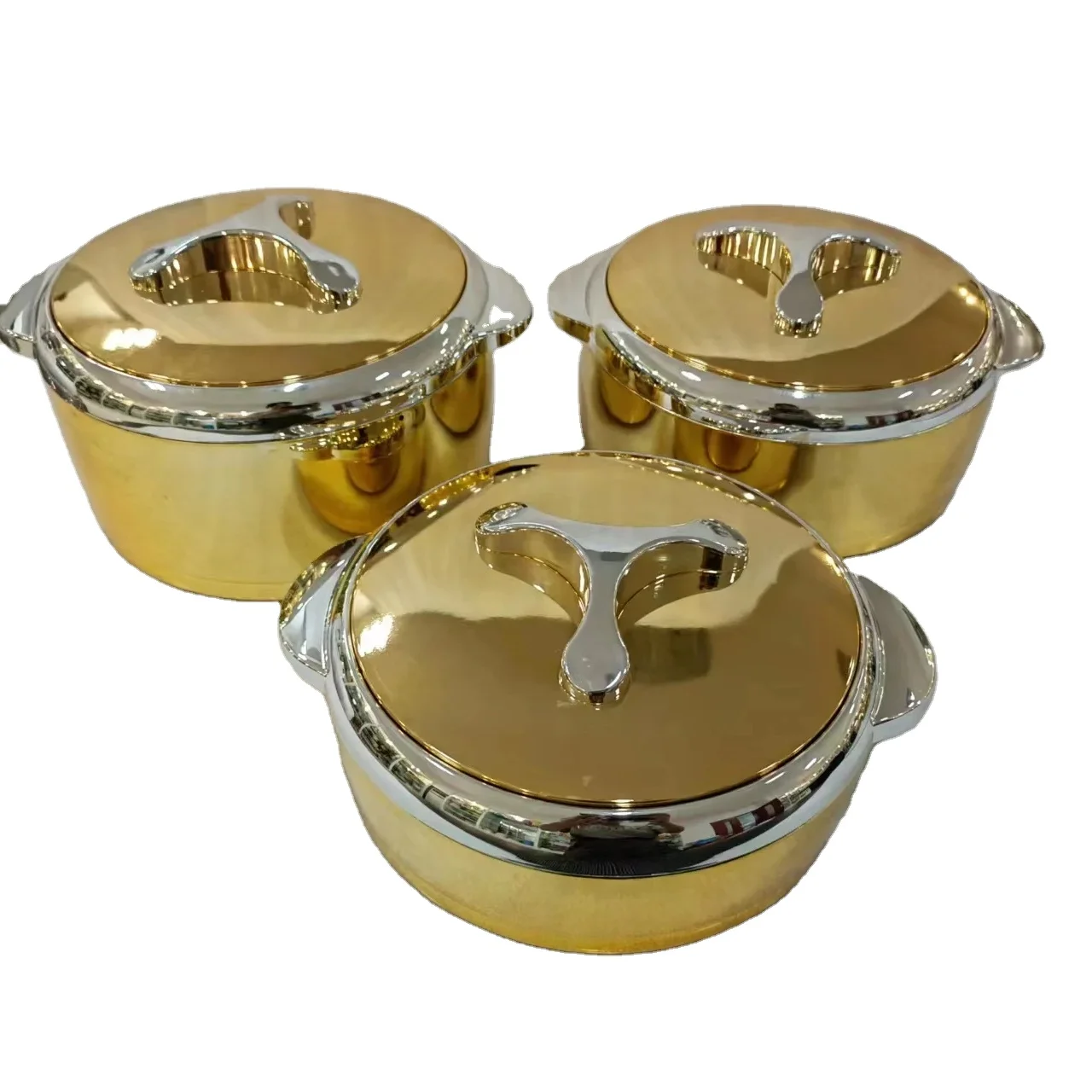 Different colors Colorful  ABS+Stainless Steel  kitchen ars storage set 1.5L+2L+2.5L large thermal food jars