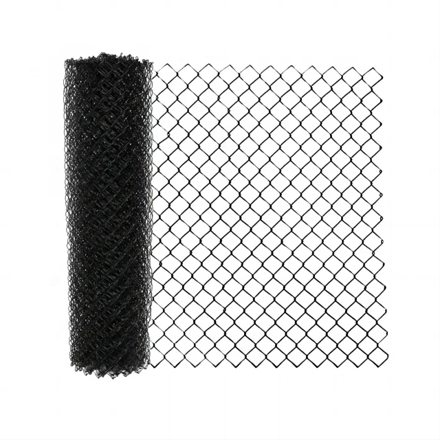 High Quality 1.8m PVC Coated Galvanized Chain Link Mesh Fence 60x60mm Wholesale with Posts and Security Accessories