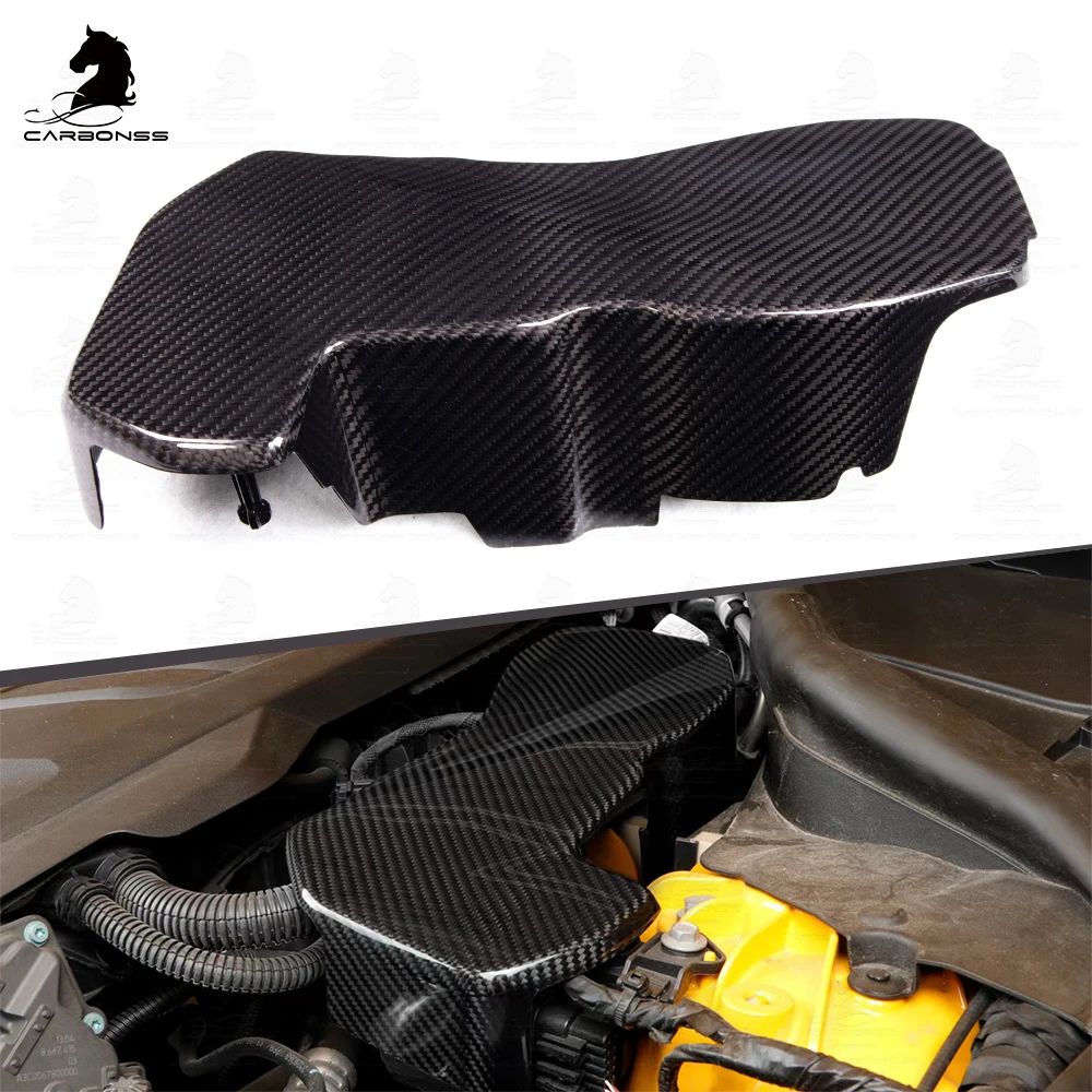 Real carbon ECU cover Auto Hot sale Car Body kits Part Dry Carbon Fiber For Toyota Supra A90 2019+