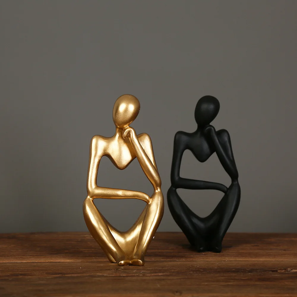 
Nordic Style Character Mask Coffee Shop Decoration Art Decoration Abstract Character Sculpture Decoration Model Room 