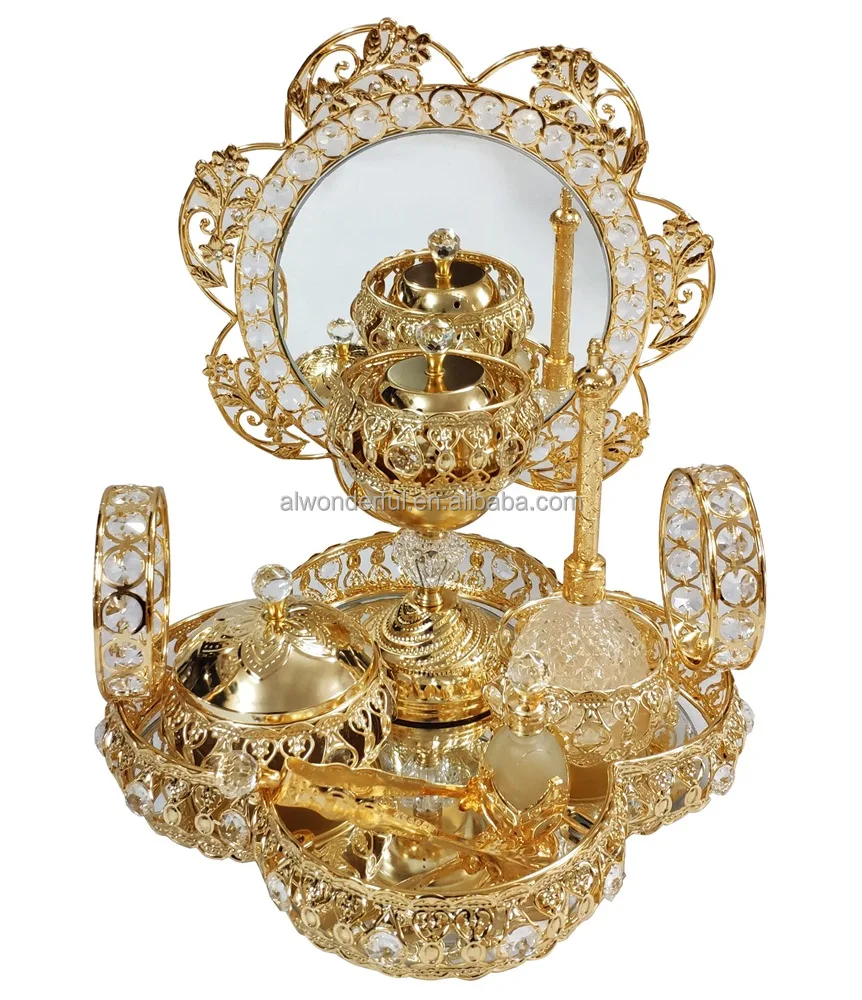 2024 mirror shape unique incense dinnerware set