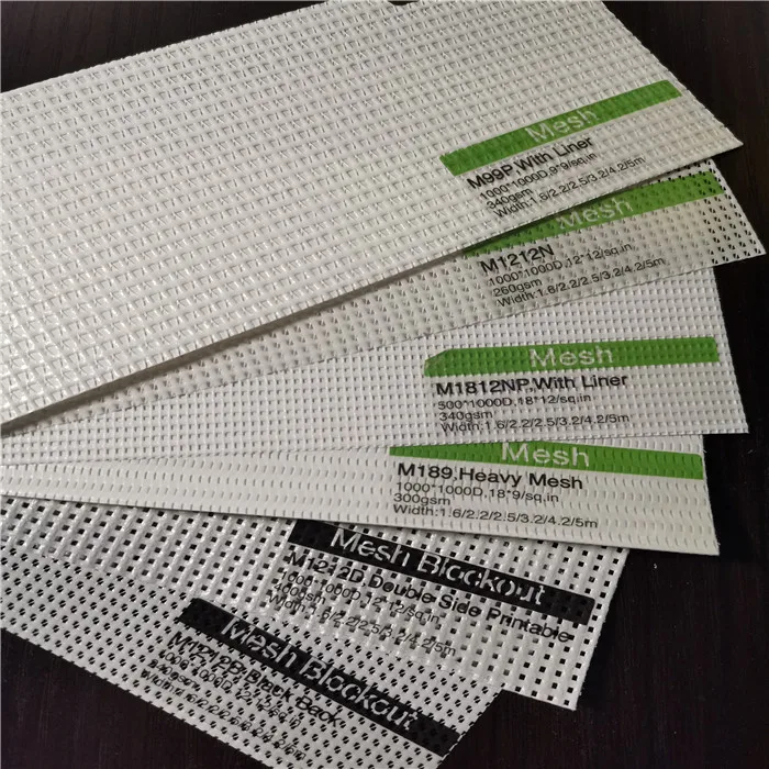 340gsm UV Printing Outdoor Media PVC Mesh banner with liner
