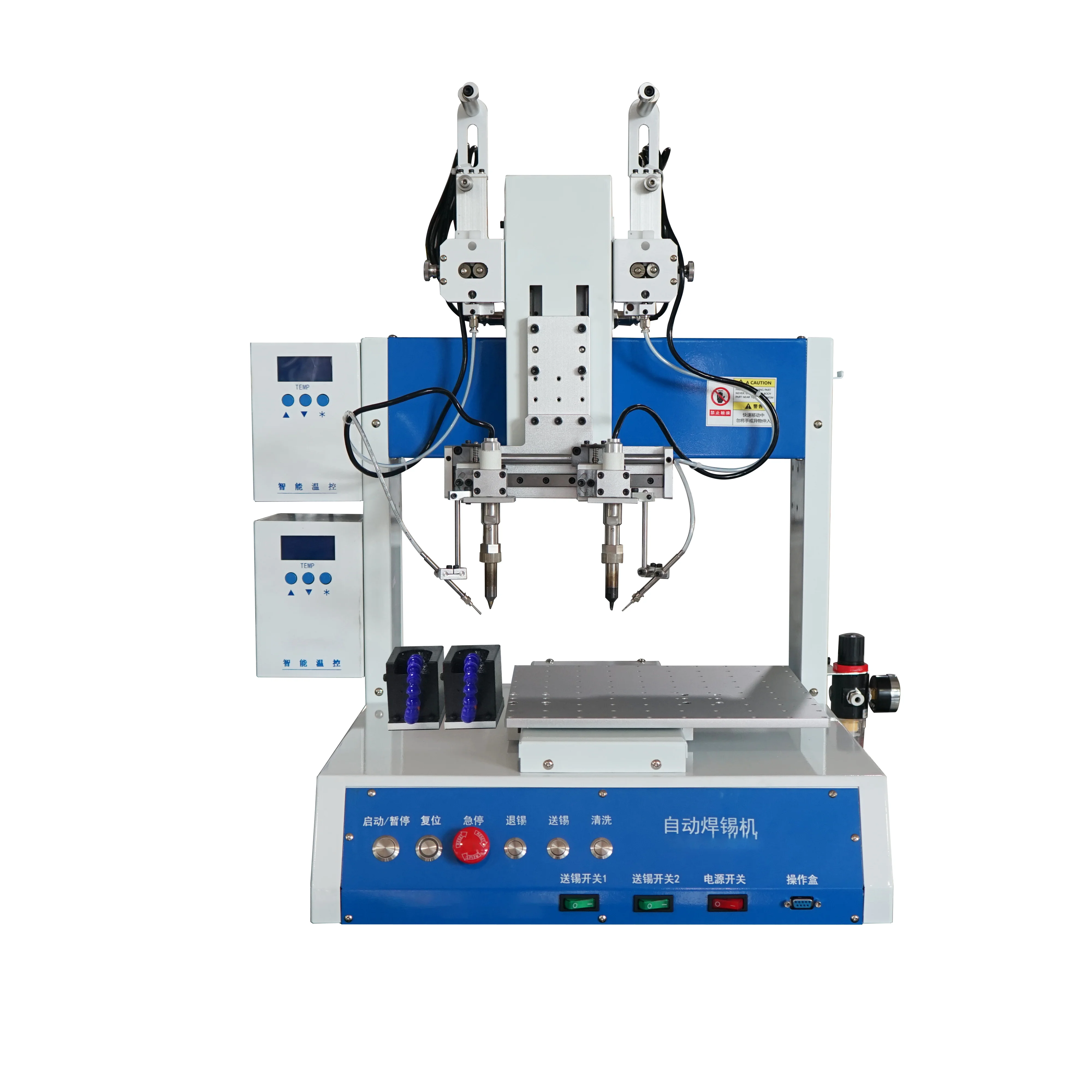 PCB Christmas Lights Automatic Soldering Machine With Double Soldering Head & Single Work Platform soldering machine guangdong