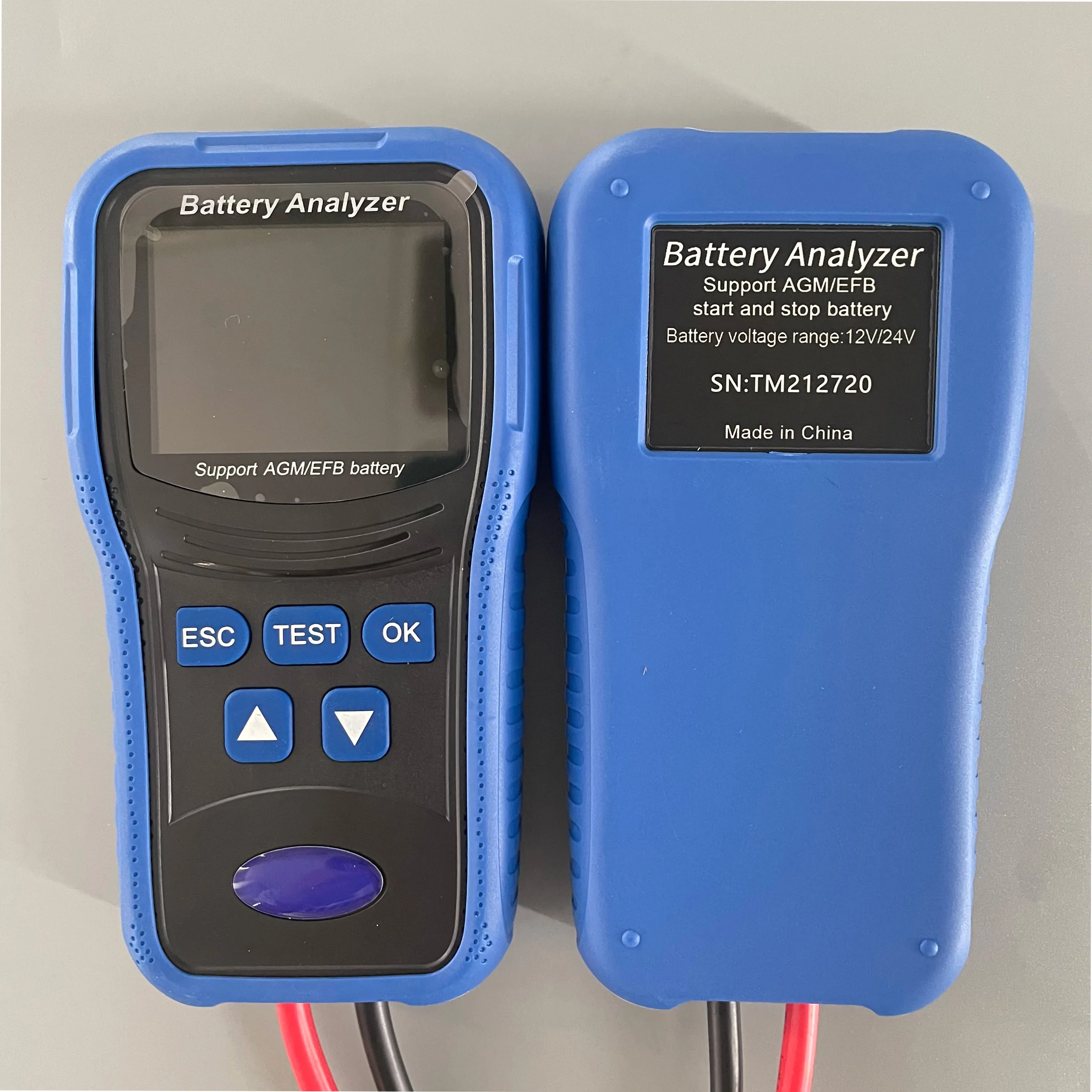 TM300 Battery Tester Analyzer 12V 24V Battery Tester Electronic Load Car Diagnostic Tool