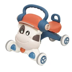 Purorigin Education 3 in 1 handheld baby walker toys twist car scooter multifunction baby walker with music and light