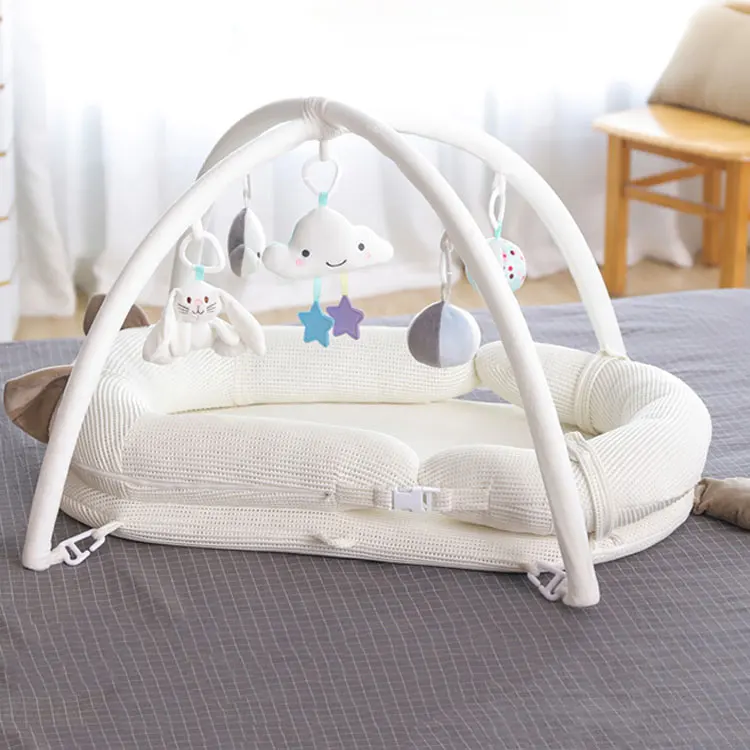 
New born baby sleeping play nest with mosquito net  (1600180440594)