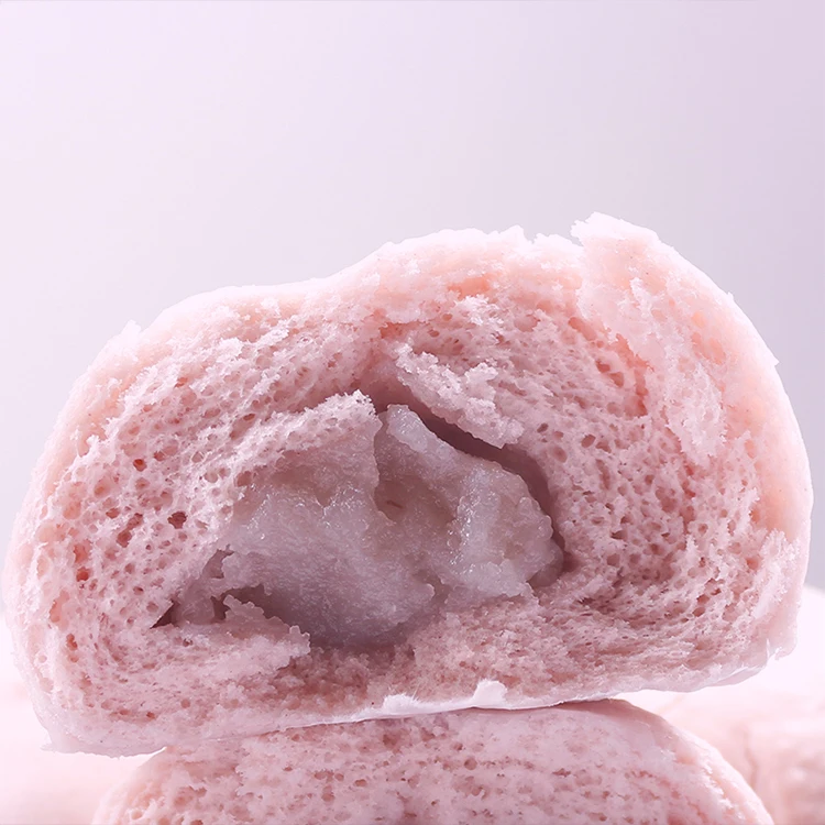 Chinese Tim Sum Frozen Steamed Buns Stuffed with Taro Cantonese Style Taro Buns