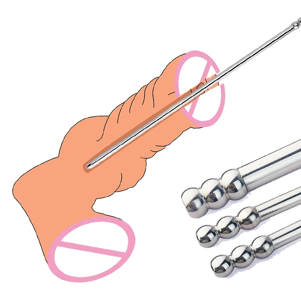 Urethral Sound Long 265mm Metal Urethral Plug Catheter For Men Women Penis Plug Prostate Stimulation Sex Toy
