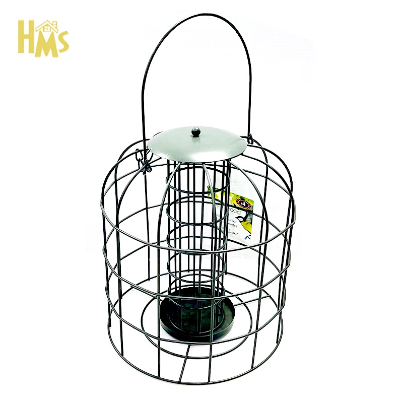 HMS Chinese small iron breeding aviary metal wire bird cage mesh frame cake stand for birds finches decor  skirt
