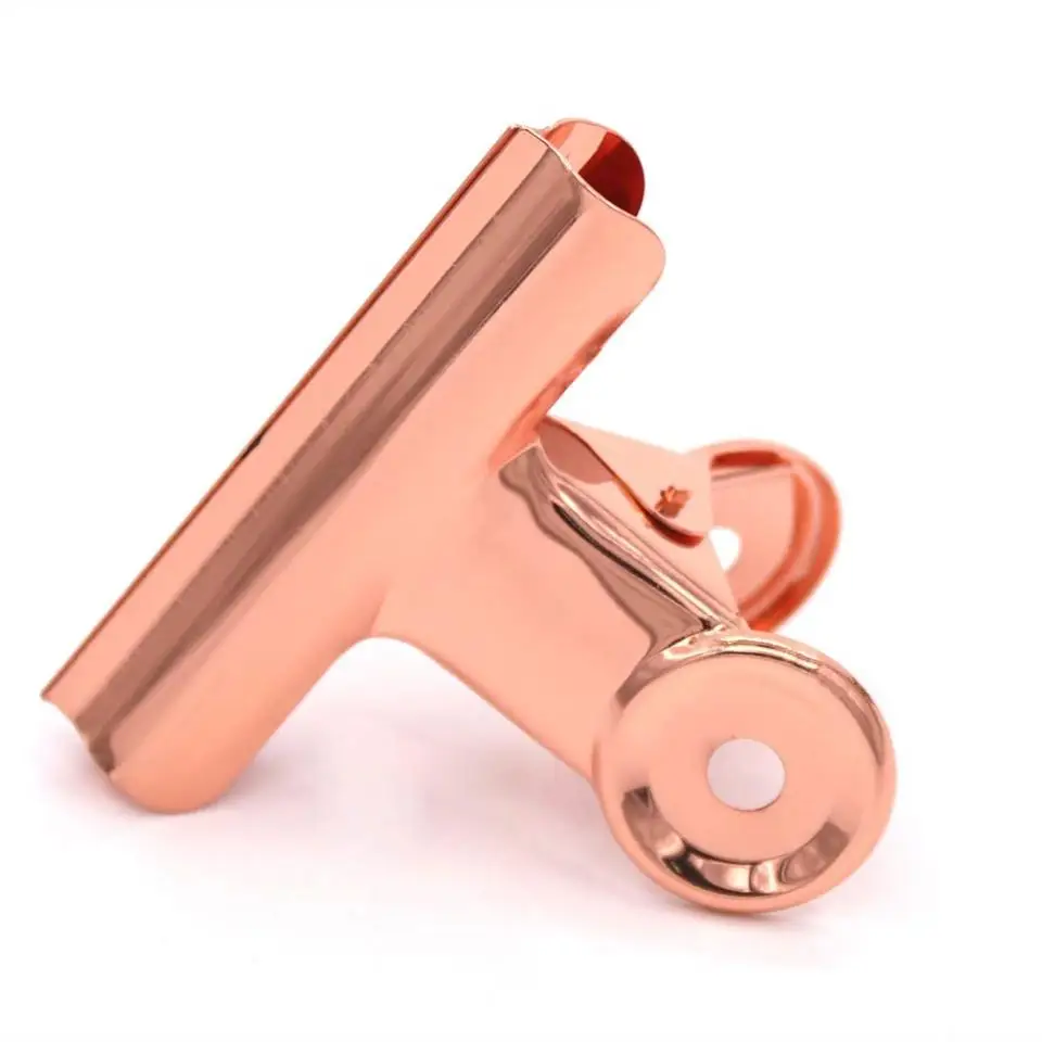 Metal school office stationery letter clips paper file clips spring binder clip