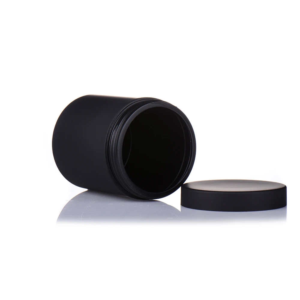 RTCO Chinese Supplier High Quality Soft Touch Canister HDPE Premium Clear Tub Protein Bottle Packaging