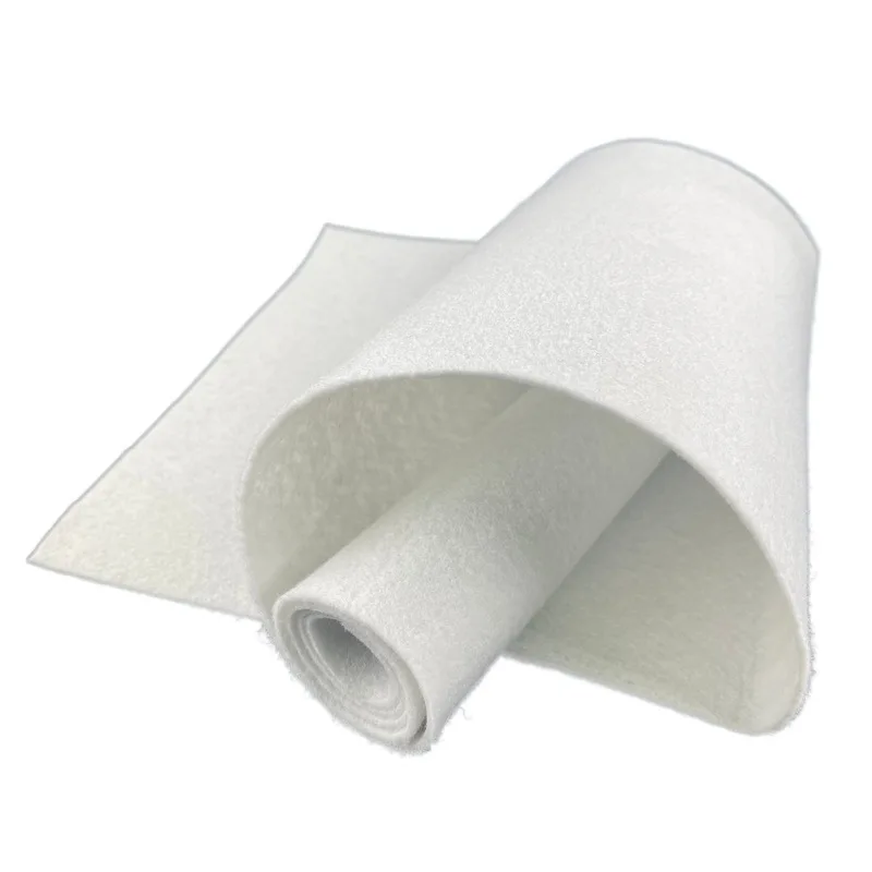 Fine white high-density oil absorbent felt polishing felt blended dust-proof sealing oil absorbent felt