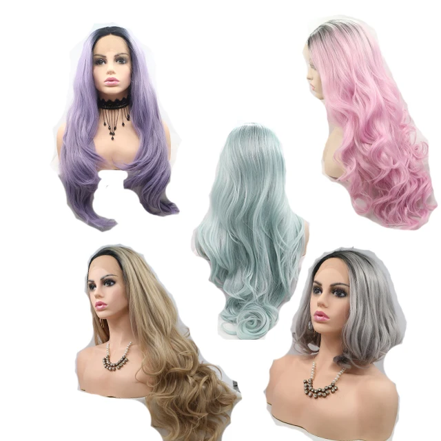 
Волосы Tiktok, высококачественные синтетические парики с кружевом, передний поставщик для черных женщин 