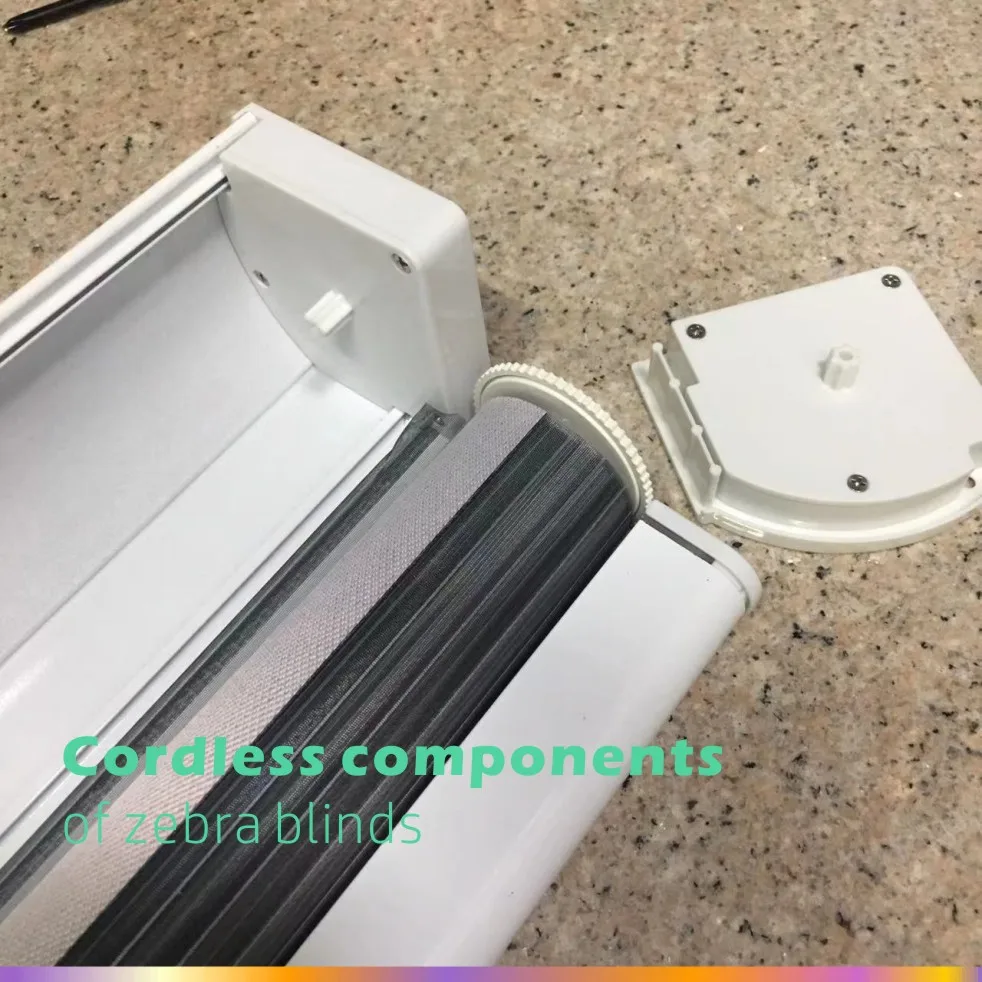 Spring system cordless day and night rainbow blind zebra blinds components