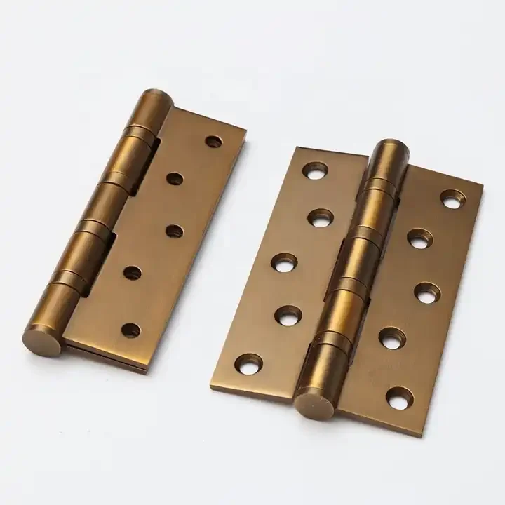 Factory Supplier Bush Welding Brass Flush Door Hinge For Wooden Door