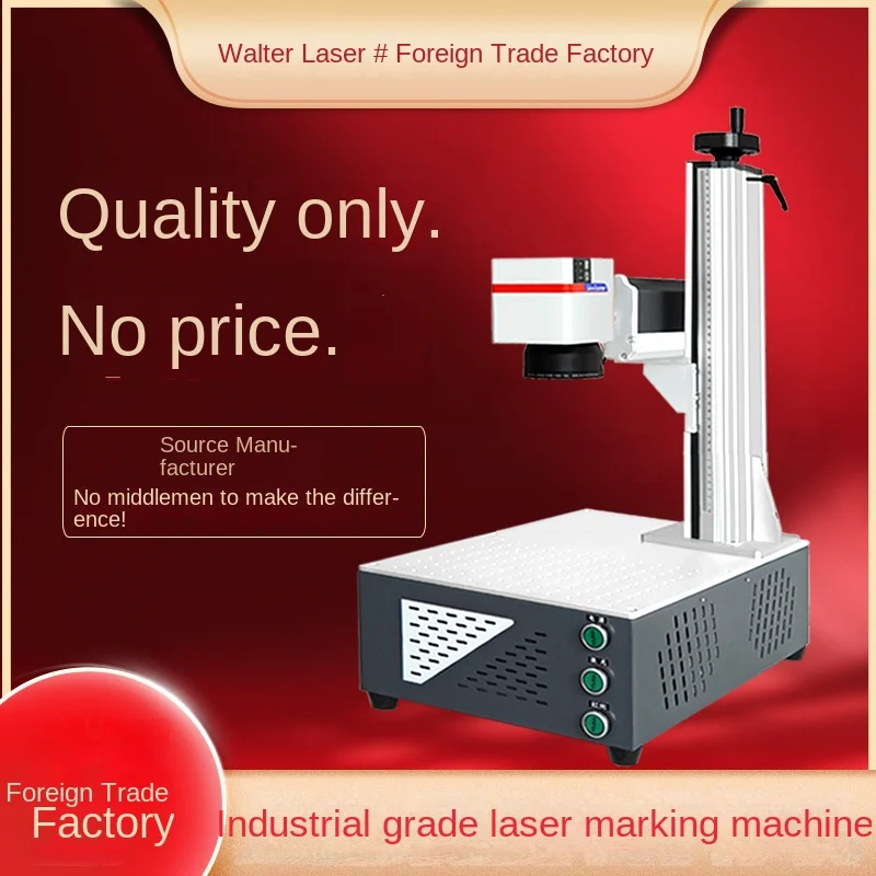 Walter Industrial Engraving Machine New Condition 3D Raycus Optical Fiber Metal UV Leaf Nameplate Plastic Hardware Coding