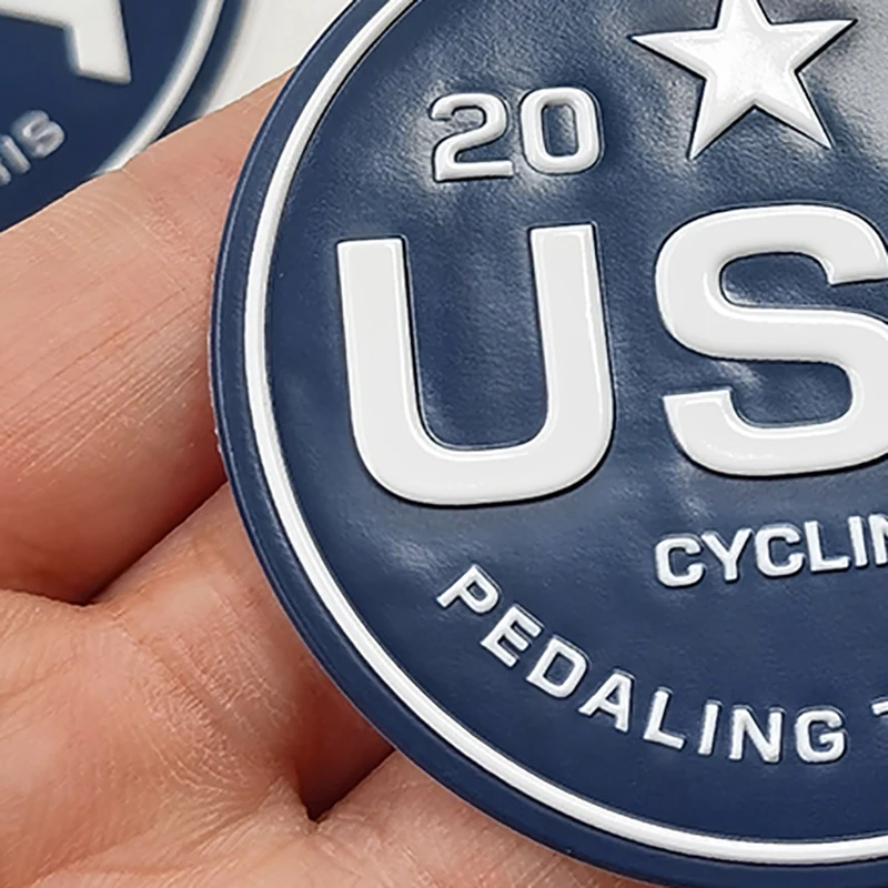 Label Heat Transfer T Shirt for Boots Patch Rubber Raised 3d- Silicon Top Fashion 3d Silicone Pvc for Clothing Color Printing