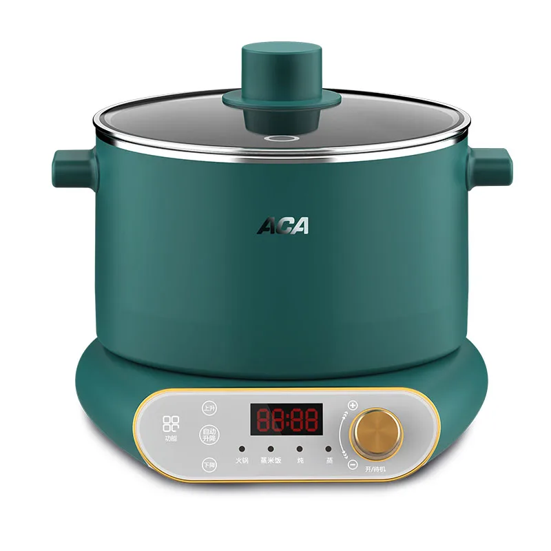 220V 3L Electric Stainless Steel Cooking Hot Pot Electric Skillets