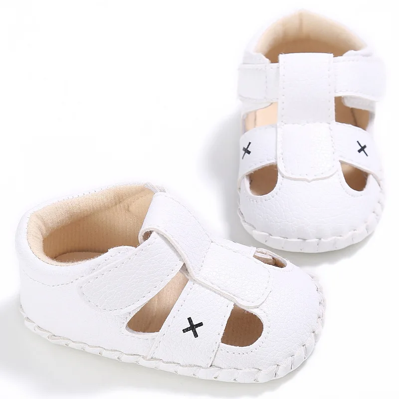 Baby Shoes Newborn Sandals Summer Baby Boy Girl Shoe Toddler Flats Sandal Soft Rubber Sole Anti-Slip First Walker Shoe Moccasins