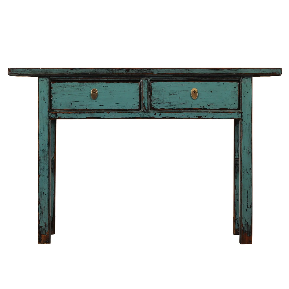
china o riental industrial wooden desk Having an antique flavour vintage tv table for living room industrial style tea table 
