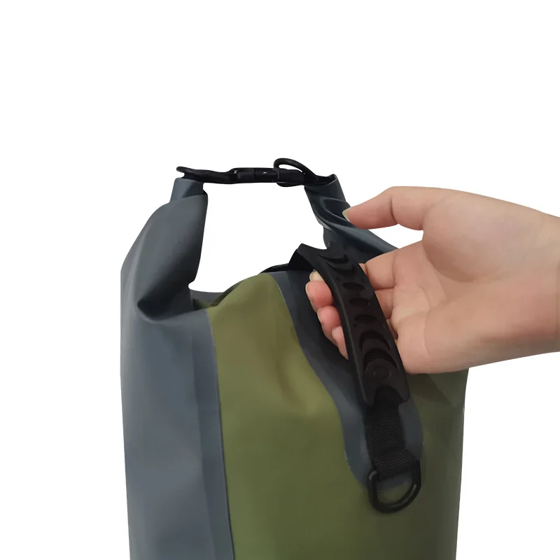 Waterproof Backpack with Dual Air Valve Inflation and Compression Sack. Gear Bag for Fishing, Hunting, Camping & Beach