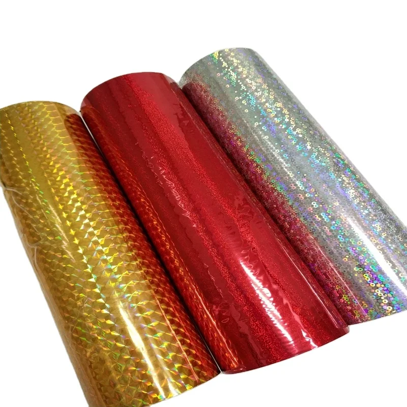 Kurz Hot Stamping Foil Rose Gold for Paper Holographic Custom Customized Craft Work Card PET Color Weight Material Temperature