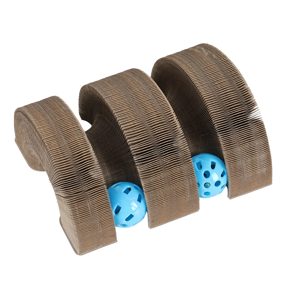 Cat Furniture Arch Bridge Type Cat toy Cardboard Tunnel