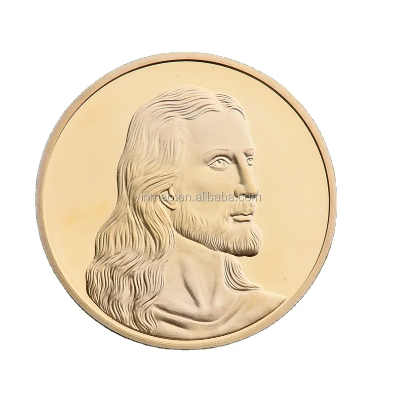 Da Vinci Jesus Last Supper Souvenir Coin Jesus Gold Plated Challenge Custom Coins