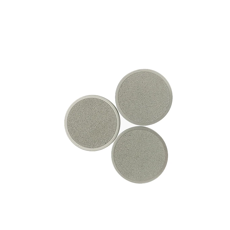 Factory Direct Sales High Quality 0.5 -120um Micronsintered Filter Disc 316L Sintered Metal Powder Stainless Steel Filter Disc