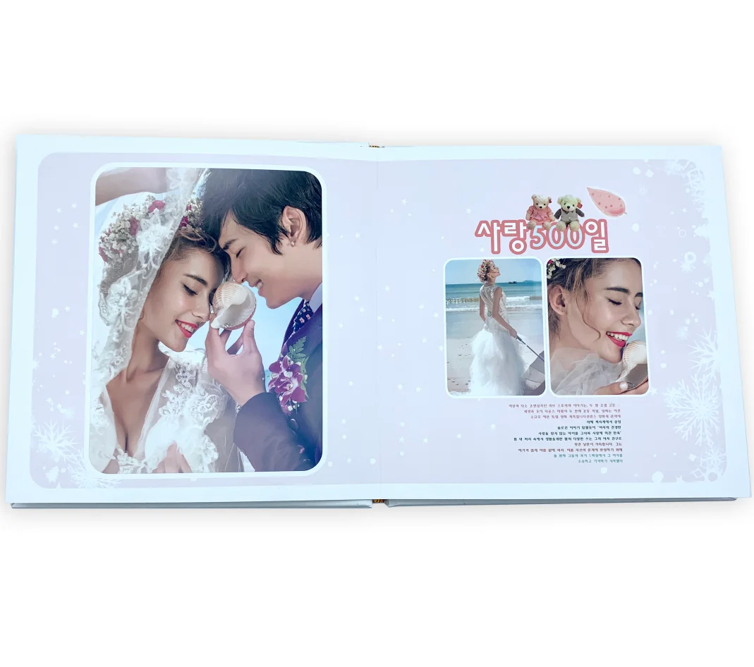 
Customized gravure printing perfect binding commemorative album photo book hardcover book service 
