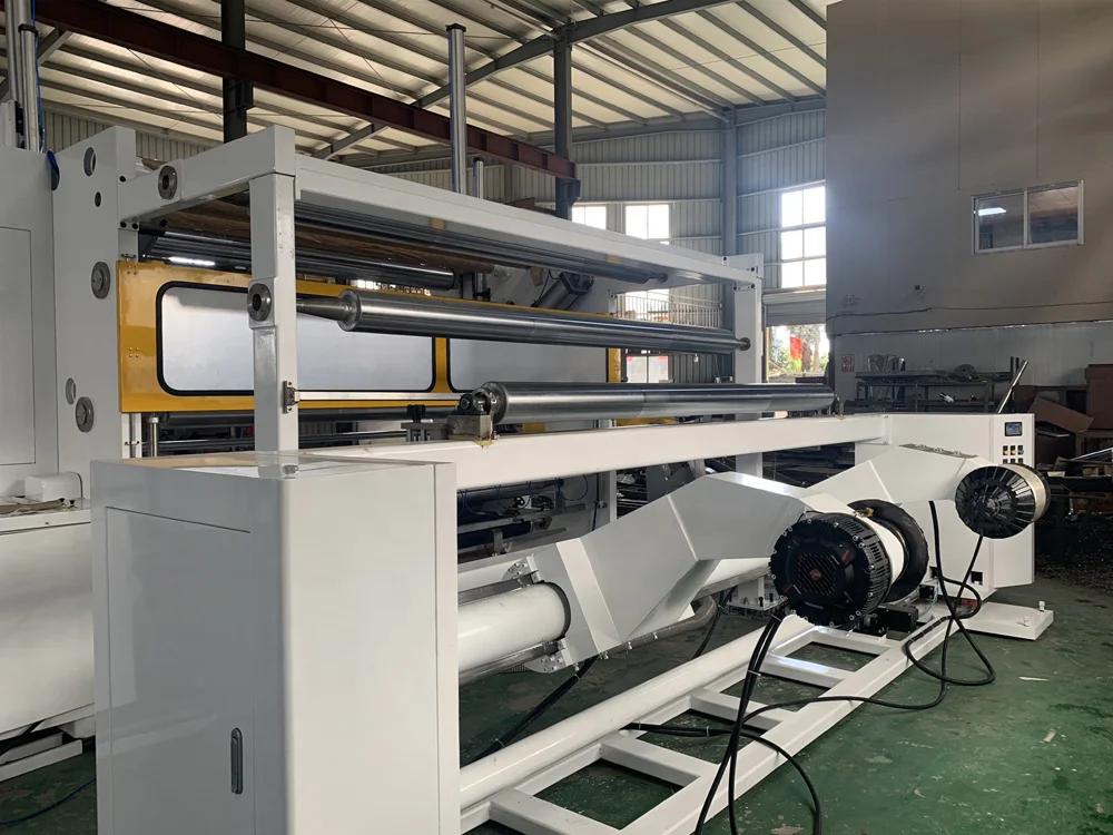 Automatic Jumbo Kraft Paper Roll Cutting Slitting Rewinding Machine